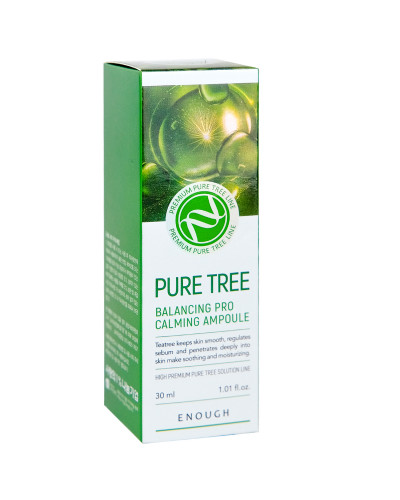 Сироватка для обличчя Enough Pure Tree Balancing Pro Calming Ampoule 30 мл