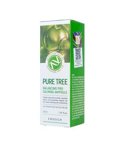 Сироватка для обличчя Enough Pure Tree Balancing Pro Calming Ampoule 30 мл