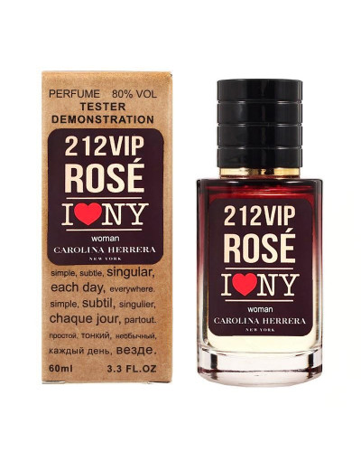 Carolina Herrera 212 VIP Rose Love NY ТЕСТЕР LUX жіночий 60 мл