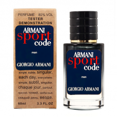 Giorgio Armani Armani Code Sport ТЕСТЕР LUX мужской 60 мл