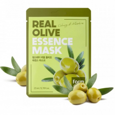 Тканинна маска для обличчя Farm Stay Real Olive Essence Mask (23мл*10шт)