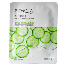 Тканинна маска для обличчя BIOAQUA Cucumber Moisturizing Mask з екстрактом огірка 25 г