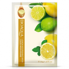 Тканинна маска для обличчя BIOAQUA Lemon Nourishing Mask з екстрактом лимона 30 г