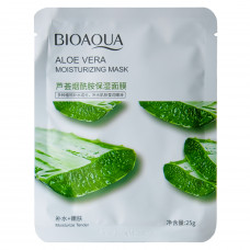 Тканинна маска для обличчя BIOAQUA Aloe Vera Moisturizing Mask з екстрактом алое 25 г