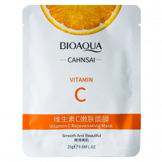 Тканинна маска для обличчя BIOAQUA Cahnsai Vitamin C з вітаміном С 25 г