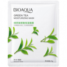 Тканинна маска для обличчя BIOAQUA Green Tea Moisturizing Mask із екстрактом зеленого чаю 25 г