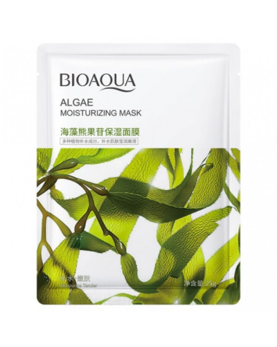 Тканинна маска для обличчя BIOAQUA Algae Moisturizing Mask з екстрактом водоростей 25 г