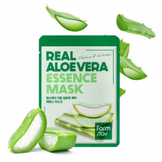 Тканинна маска для обличчя Farm Stay Real Aloe Vera Essence Mask  (23мл*10шт)