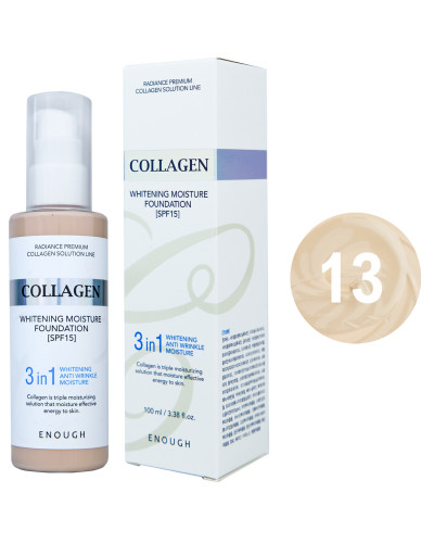 Тональний крем Enough Collagen 3 в 1 SPF15 №13